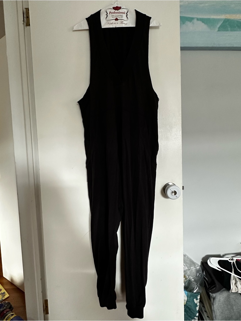 Free People Hot shot sleeveless romper Black Women's Sleeveless Jumpsuit size S